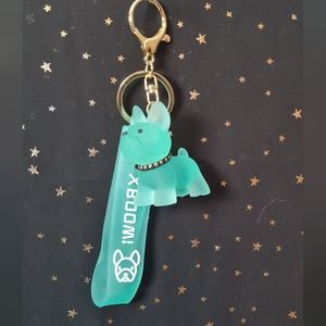 Mint Green Puppy Keychain/Bagcharm